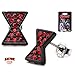 Marvel Comics Black Widow Logo Stud Earrings Women's Stainless Steel
