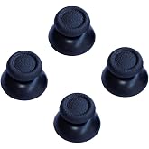 2 Pairs Thumbsticks Analog Thumb Sticks for Sony PlayStation Dual Shock 4 PS4 Controller (Black)