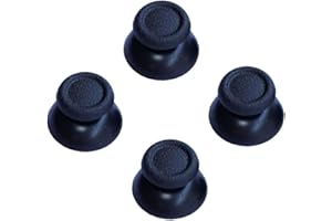 2 Pairs Thumbsticks Analog Thumb Sticks for Sony PlayStation Dual Shock 4 PS4 Controller (Black)