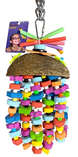 Birds LOVE Man o’ War Fun Bird Toy for All Medium Sized Parrots