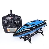 ETTG Tempo H100 2.4G 4CH Remote Control Speed boat Electric RC Boat-Blue