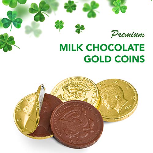 R.M. Palmer Milk Chocolate Gold Coin Half Dollars (5 LB Bulk Bag), Fun