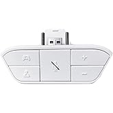 Plauduct Stereo Headset Player Adapter for Xbox One/One S/Elite 1&2/for Xbox Series X|S Controllers, Mic Headphone Adapter for Xbox One Controller, Audio Kit for Series S|X X One Players, White