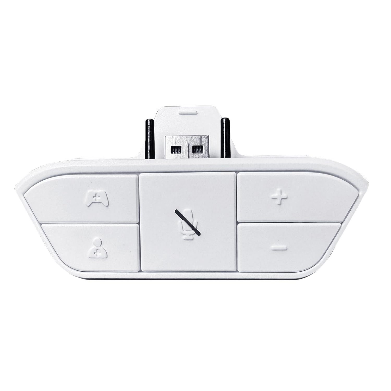 Plauduct Stereo Headset Player Adapter for Xbox One/One S/Elite 1&2/for Xbox Series X|S Controllers, Mic Headphone Adapter for Xbox One Controller, Audio Kit for Series S|X X One Players, White