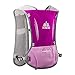 Lovtour Premium Running Race Hydration Vest Pack for Marathon, Cycling, Hiking with 20 Oz(600ml) BPA-Free TPU Soft Water Bottle As Gift (Pink)