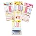 Cute Strawberry Bear Sticker Bookmark Point It Marker Memo Flags Sticky Notes