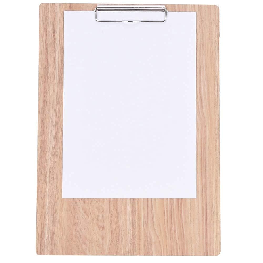 Wooden Sketch Board,A4 Wooden Clipboards,Artist Sketch Board,Smooth Drawing Writing Board 15.8x11.3inch A4 Letter Size Clip Boards Art Sketching Writing Board Clipfor School Office Work
