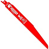 Diablo Bi-Metal Reciprocating Saw Blade, 9" Length, Dual Tooth, 8/10 TPI | Ideal for Thick Metal, 5-Pack - DS0908BFD5