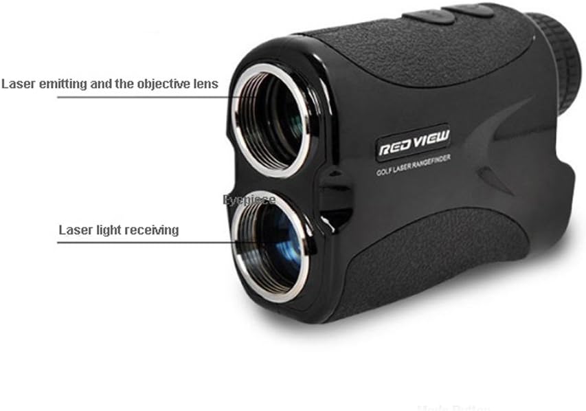 REDVIEW Laser Golf Range Finder X-400 Pin seeker / 6X more larger and clear / 0.5 sec Faster Scan / Distance Measurement , Mulit Sacn mode / waterproof / Clear targets / CR2 battery