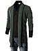 H2H Mens Fashion Slim Fit Open Front Long Sleeve Shawl Collar Pullover Cardigan