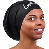 Large Swim Cap for Long Hair - Waterproof Durable Silicone Swimming Cap for Braids, Dreadlocks, Weaves, Afros, Curls – Swim Caps for Women & Men – Anti-Leak Seal for Pool, Beach, Laps & Water Workouts