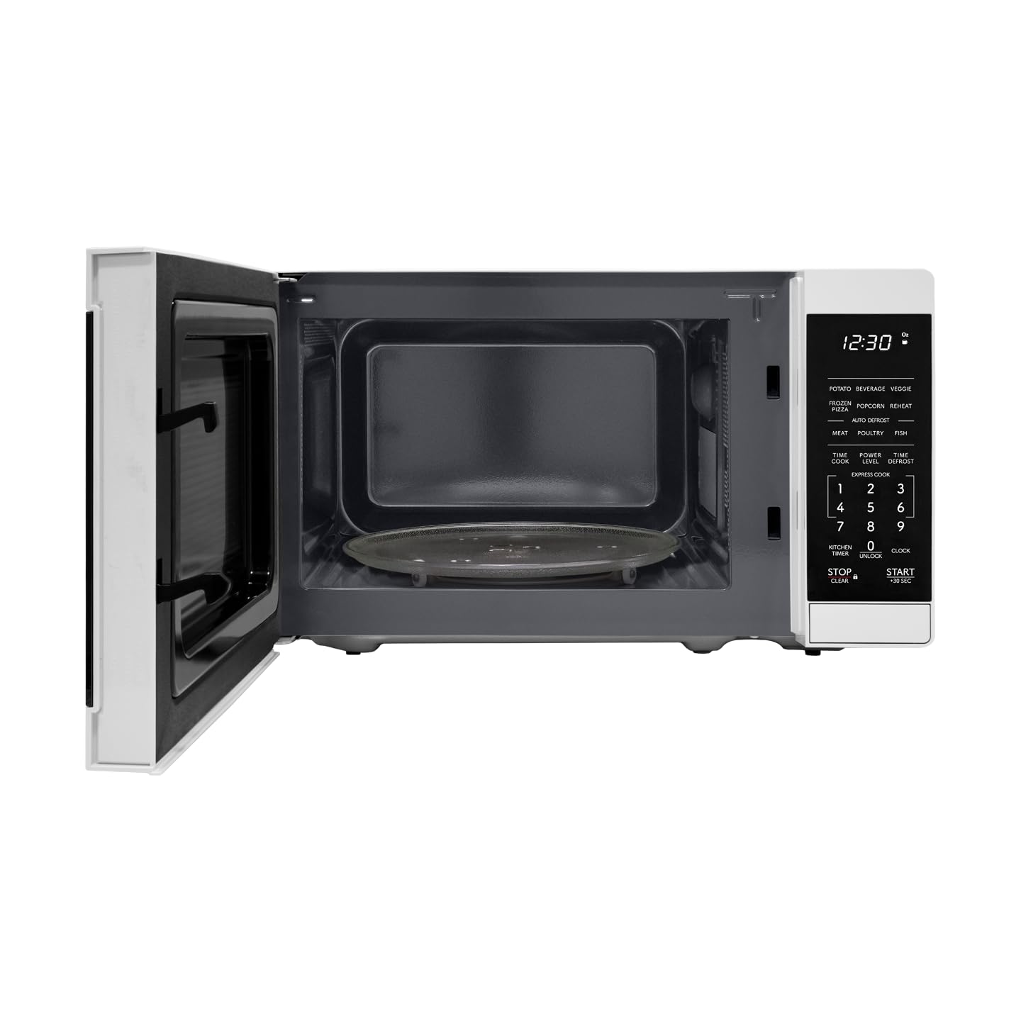 Sharp Compact Countertop Microwave Oven with Removable 10