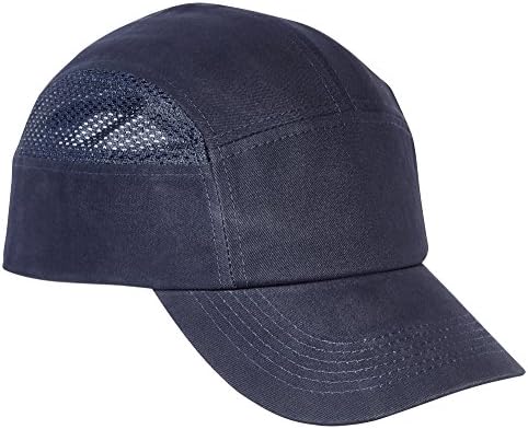 Spire Protective Vent Cool Safety Baseball Bump Cap Hard Hat (Navy)