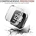 Landhoo Protector Screen case for Fitbit Versa,Soft TPU Plated Case All-Around Cover Bumper for Fitbit Versa Smart Watch（8Pack）