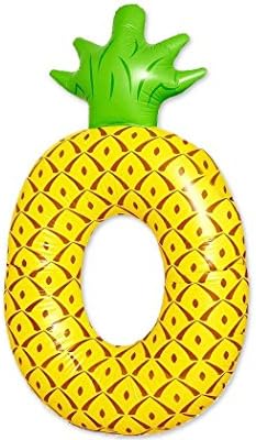 Cubiccare Giant Inflatable Pineapple Summer Pool Float 6 feet