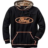 Legendary Whitetails Trucked Up Camo Ford Hoodie Black X-Large Tall