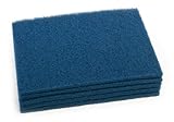 Clarke 997021 Commercial 14 Inch X 20 Inch Blue Pad (Heavy Scrub), Case of 5