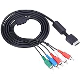 AV Cable HD Component Video/Audio Cable for Sony Playstation Ps2 Ps3 Game System HDTV or Edtv Interface with Color-Coded Inte