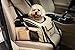 WOPET Pet Car Seat Carrier Airline Approved for Dog Cat Puppy Small Pets Travel Cage L Size Weight up to 15lbs (Beige)