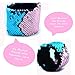 Mermaid Bracelet - 2 Color Reversible Sequin Bracelets - Magic Party Supplies Favors Slap Bracelet for Women, Girls and Kids.