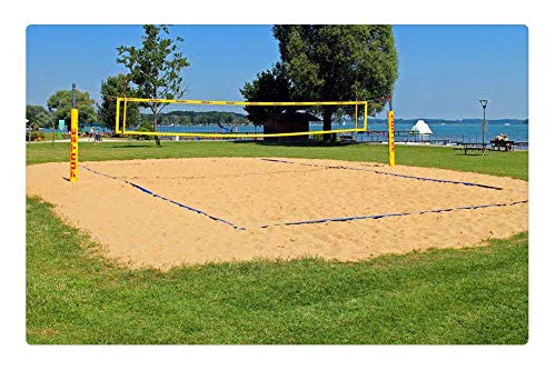 Tree26 Indoor Floor Rug/Mat (23.6 x 15.7 Inch) - Beach Volley Volleyball Playing Field