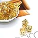 Monrocco 40 Pack Aluminum Gold Dreadlocks Beads Hair Braid Cuffs Rings Adjustable Hollow Out Rhinestone Crystal Heart Braiding Hair Jewelry