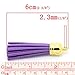 Housweety 30PCs Mixed Tassel Pendants 6x1.2cm(2 3/8