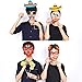 Konsait Mexican Fiesta Photo Booth Props, Funny Photo Booth Selfie Props for Mexican Birthday Wedding Bachelorette Fiesta Themed Party Favors Supplies Decorations (50 Count)