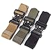 TACVASEN Men's Tactical Utility Nylon Waist Belt Heavy Duty Waistband With Metal Buckle