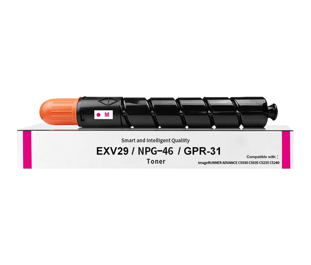 Okra 1 Magenta Compatible with Toner Canon C-EXV29 M Toner NPG46 Canon C-EXV 29 Magenta Toner 2798B002 for Canon iR-ADV C5030 C5035 C5235 C5240 C5030i C5035i C5235i C5240i