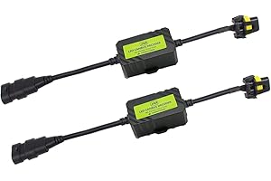 AnyCar Led Headlight Decoder 9005 9006 9012 Canbus Resistor Anti-Flicker Harness Headlight Bulb Decoder for 2014 Dodge Ram 1500