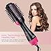 Hair Dryer Brush, Styleagal 3 IN 1 One Step Hot Air Brush with Straightening Brush and Curly Hair Comb (2019 new, package with gifts)thumb 1