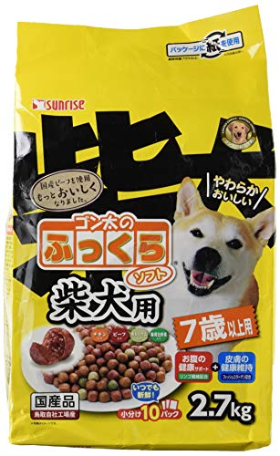 ゴン太のふっくらソフト 柴犬用 7歳以上用 2.7kg 総合栄養食