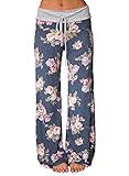 LOSRLY Women Floral Print High Drawstring Waist