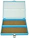 100pc Microscope Slide Storage Box, Baby Blue