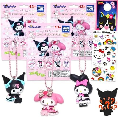 Amazon.com: Hello Kitty Tsunameez Keychains Star Series Bundle - 2