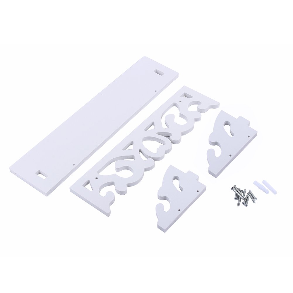 Cosiki Floating Shelves, Shelves For Wall, Floating Storage Rack Wall Mounted Shelf Carved Mounted Shelves Wall Shelves Shelves For Bedroom for Bedding Room Study Living Room Kids Room