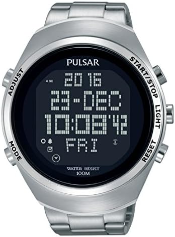 mens pulsar digital watch