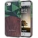 SKINU iPhone 7 Case, Wood Pattern [Shockproof 2 in 1 Hybrid] Rugged [Heavy Duty Combo] [Dual Layer] High Impact Durable Back Case Cover for iPhone 7 - Wood