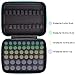 Essential Oil Carrying Organizer Storage Case (Carry Handle On Top) Holds 48-68 Small Bottle Box/Roller Bottles for 5ml 10ml 15ml 20ml 30ml /1oz with Free Writable Labels Opener