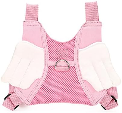 Amint Angel Wings Design Toddler Daypack Bag Leash Harness Backpack Pink