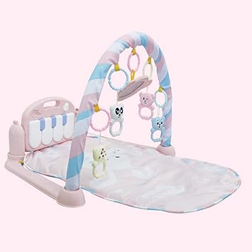 sibina Impeccable Baby Play Crawling Mat Kids Rug Fitness Educational Puzzle Carpet with Piano Keyboard and Cute Animal Playmat Baby Gym Crawling Activity Mat Educatio(None Pink Mail-Order Box)