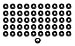 50 Small Round Rubber Feet - .250 H X .671 D - Made in USA - Food Safe Cutting Boards Electronics Crafts #