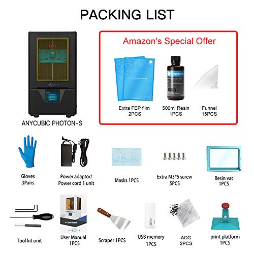 ANYCUBIC-Photon-S-UV-LCD-Impresora-3D-Tamao-de-impresin-115mm-X-65mm-X-165mm-Slicer-rpido-Pantalla-2K-Impresin-off-line-405-nm
