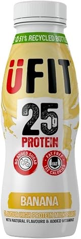 UFIT 25g Protein Shake Banana Flavor 10 x 330 ml Ready to Drink view 4