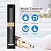 KINGDOMCARES Professional Nose & Ear Hair Trimmer for Men Women Electric Nostril Nasal Hair Clippers Trimmers Remover Stainless Steel Blades Painless Trimming Removal Battery-Operated with LED Light