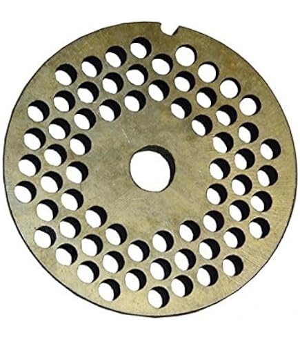 Smokehouse Chef #22 Meat Grinder Plate - 3/4" (20mm) Large Holes, 3 3/16" Diameter, Stainless Steel - View #5