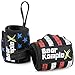 Bear KompleX Wrist Supports Band Wraps - Stabilize & Protect Wrists from Injury - Increase Workout Gains - Thumb Hooks & Superior Velcro Adjustable Closure - Wrist Wraps for Men & Women 3” x 18”