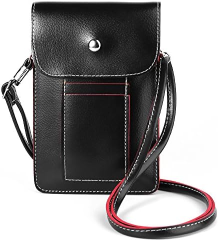Women's PU Leather Crossbody Bag Wallet for Apple iPhone X / 8 7 6S Plus / OnePlus 5T 3T / Xiaomi 6X / Note 3 / Mix 2 / Mix 2S / Redmi Note 5 (Black)