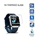 Anpow Fitbit Blaze Screen Protector Premium HD Tempered Glass Anti-Bubble Crystal Shield Full Coverage Screen Protector For Fitbit Blaze